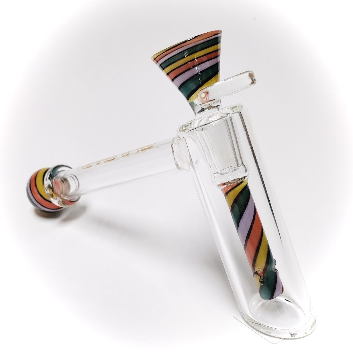 Retro Wave Bubbler w/ slide - 6&quot;