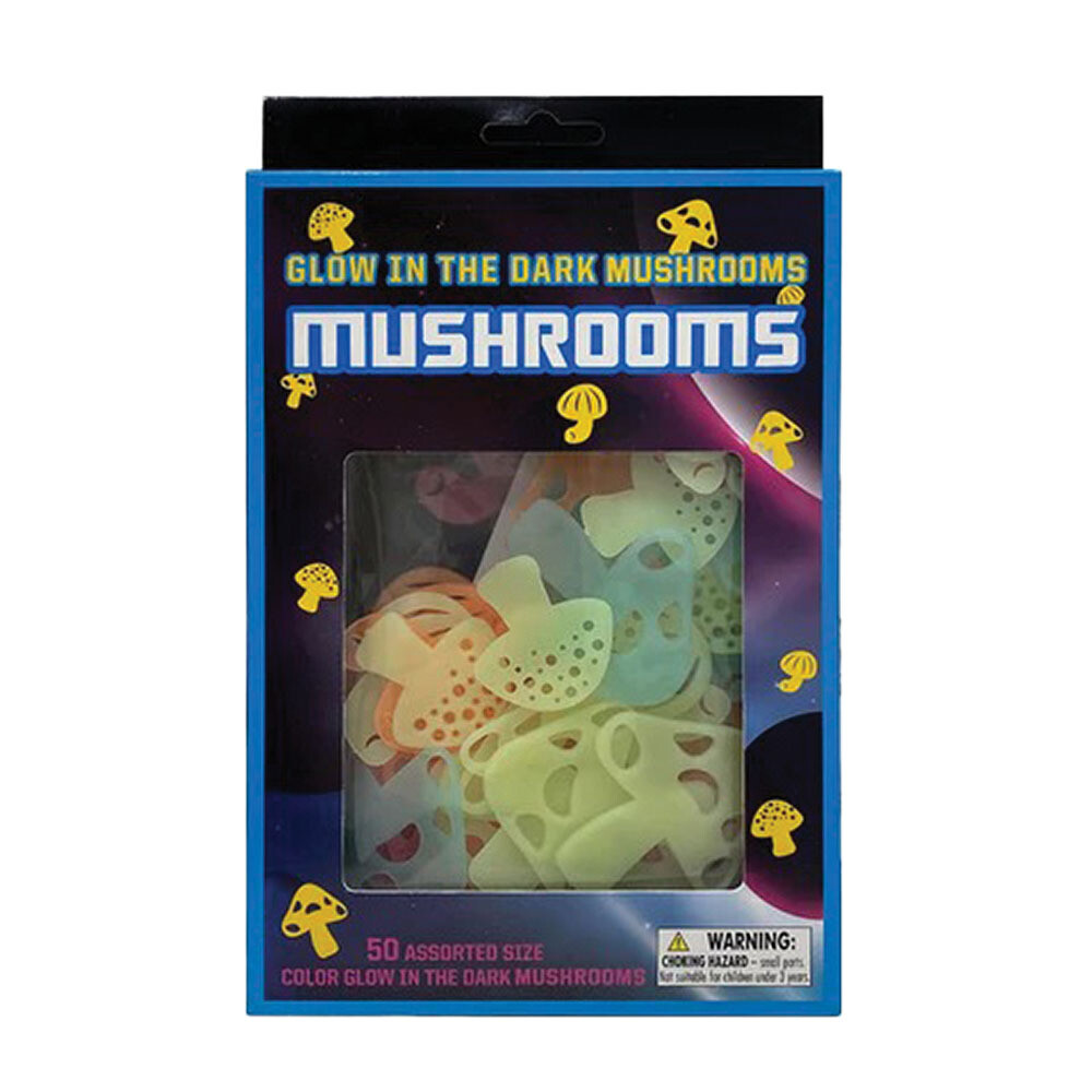 Glow-in-the-Dark Shroom stickers