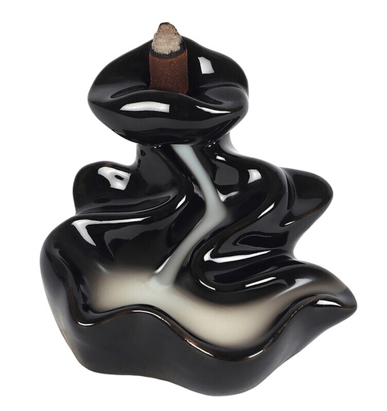 incense burner - back flow Ceramic River