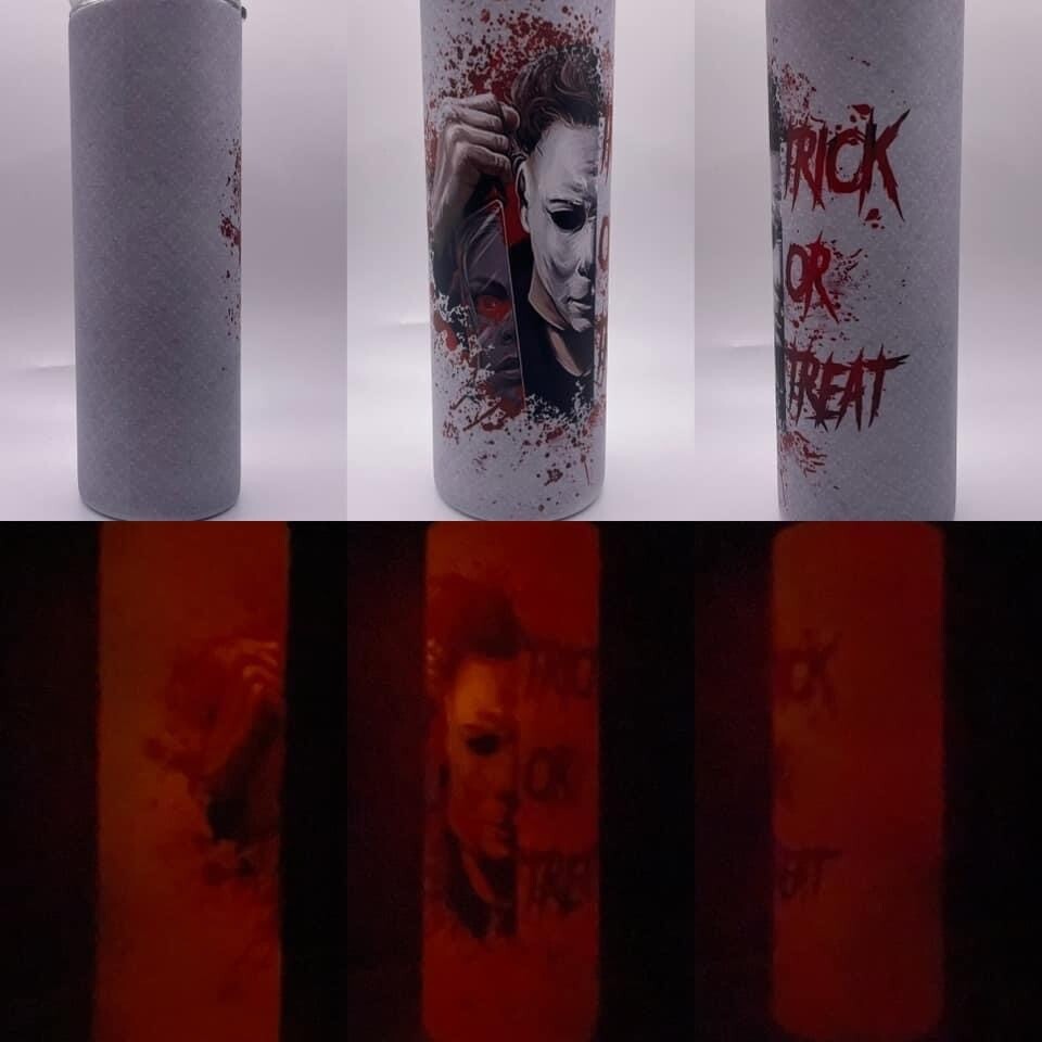 GLOW in the dark 20oz. Tumblers Mike Myers