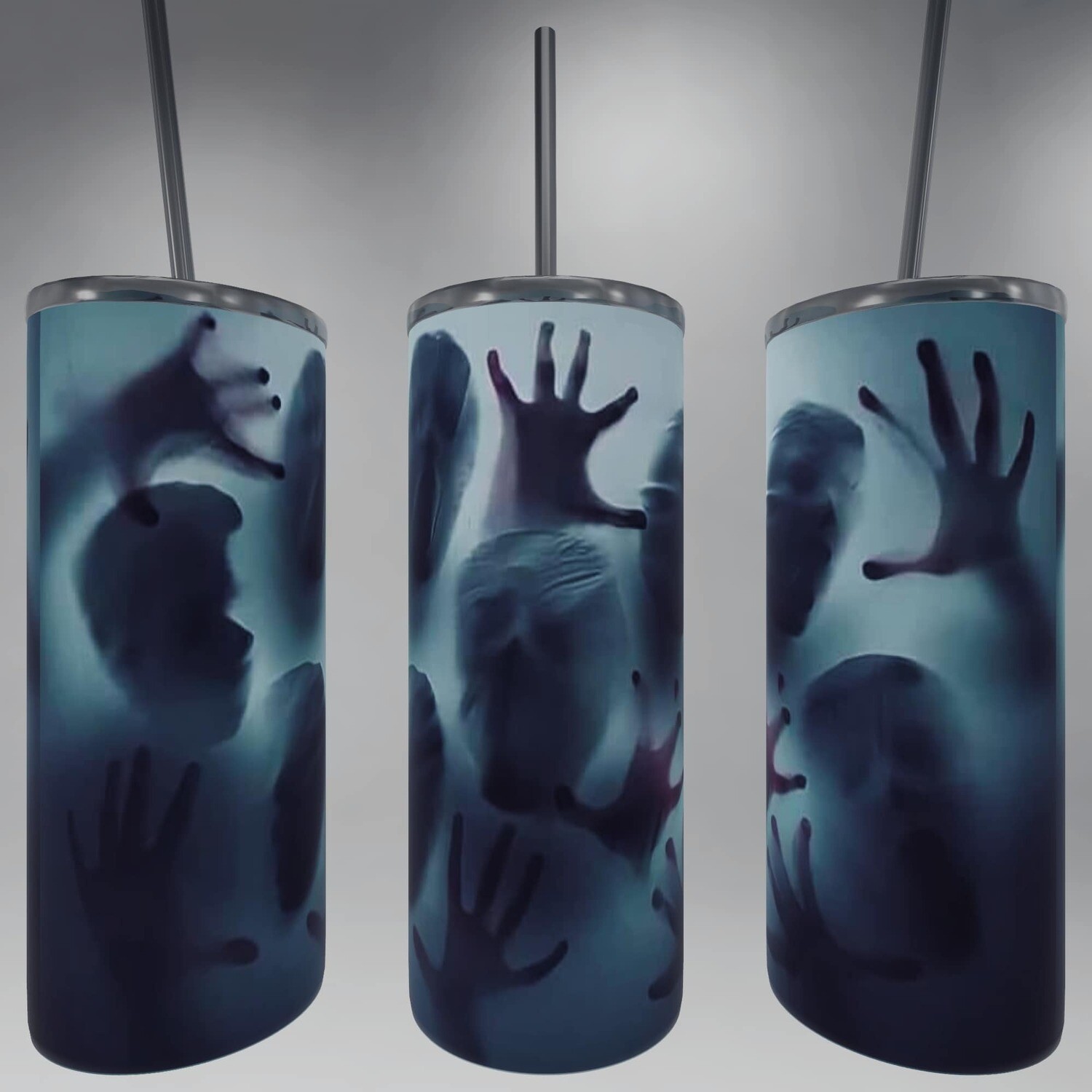 GLOW in the dark 20oz. Tumblers shadow people