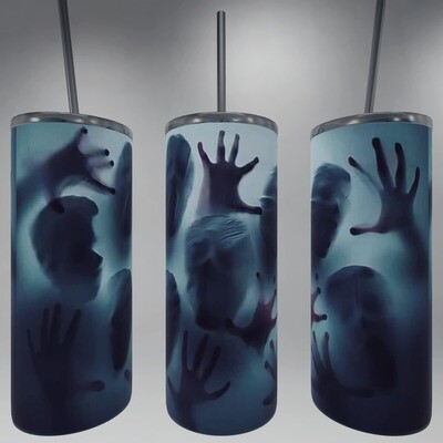 GLOW in the dark 20oz. Tumblers shadow people