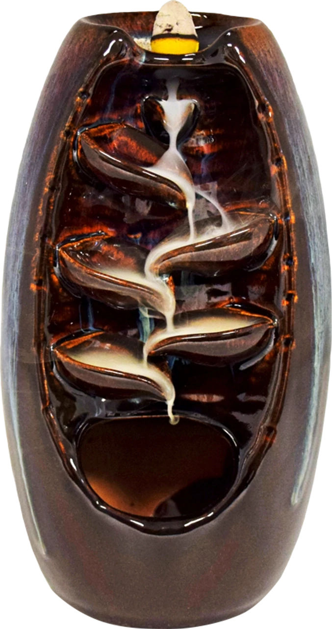 incense burner - ceramic vase back flow