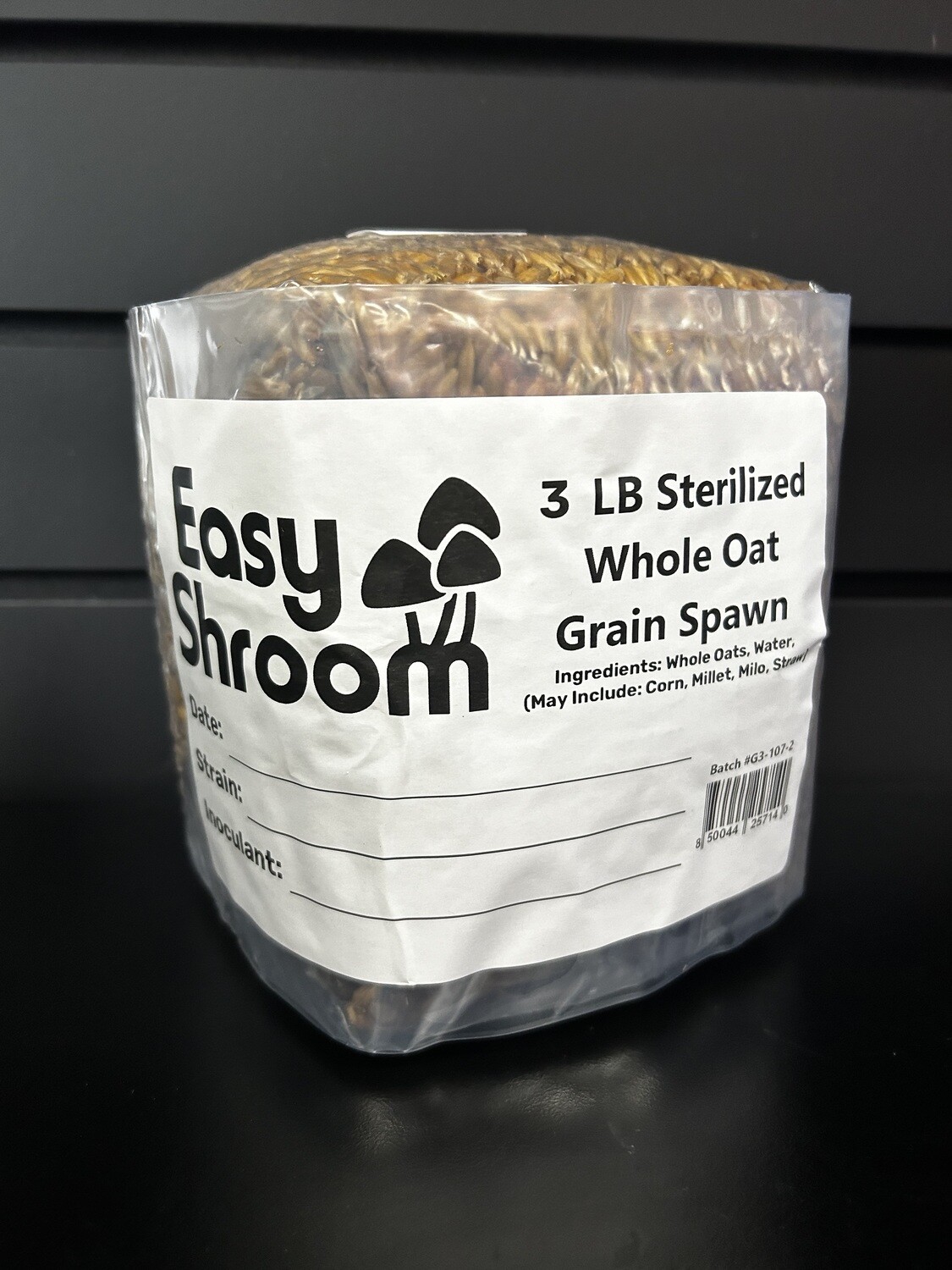 Sterilized Grain Spawn Bag 3lb