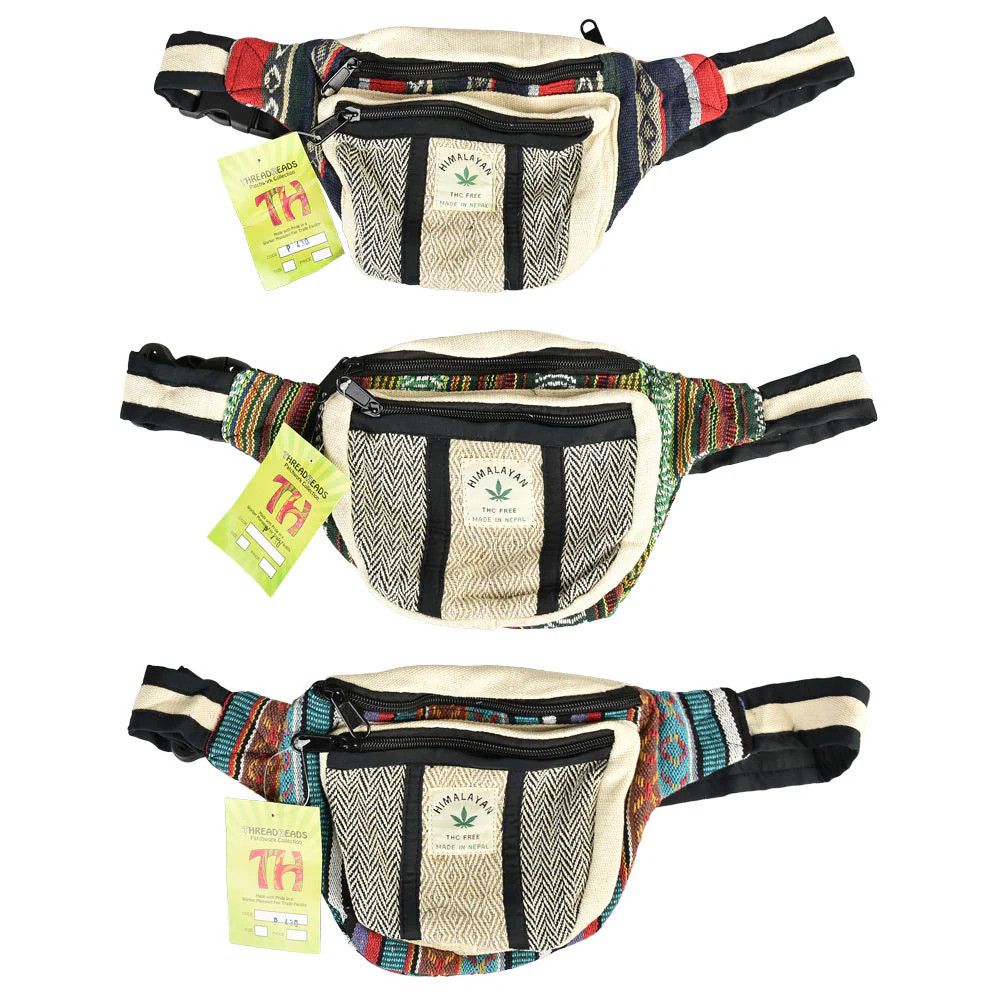 Himalayan Hemp Fanny Pack - 8“ x 5”