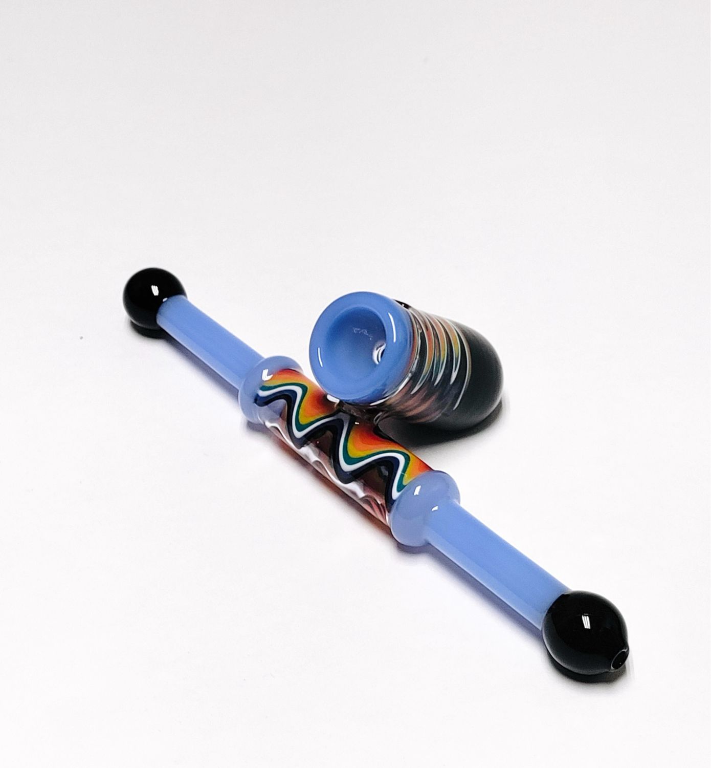 Two-Person Wavelength 8.5&quot; Bubbler Pipe