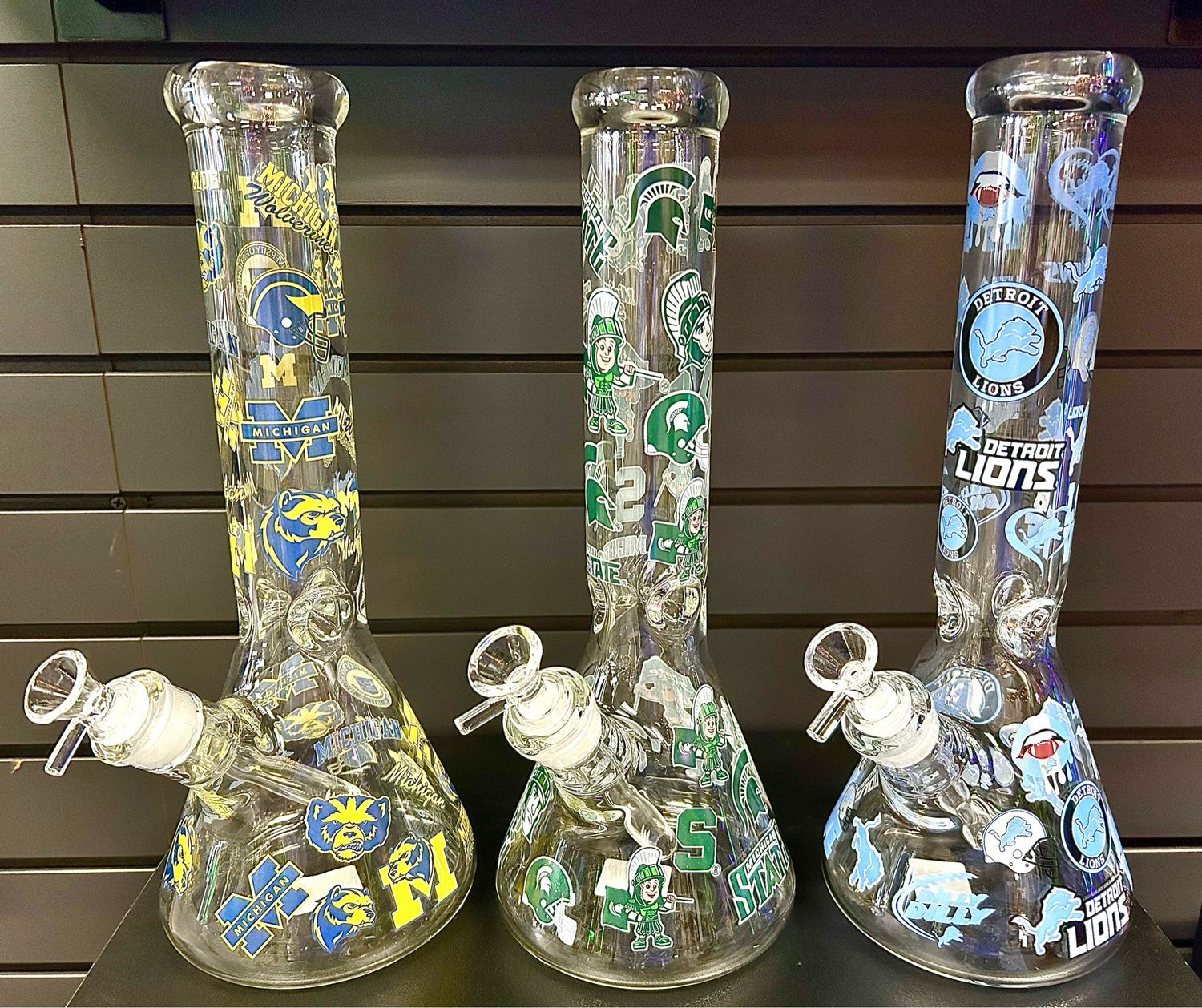 13&quot; Printed Beaker w/ Ice Pinch - asst designs