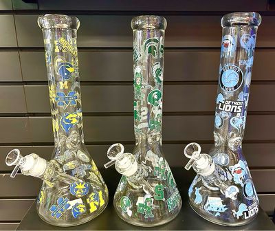 13&quot; Printed Beaker w/ Ice Pinch - asst designs