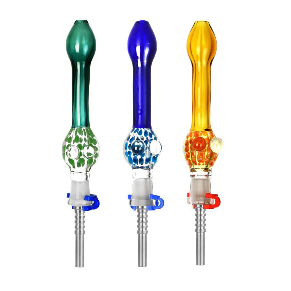Confetti Bubble 5&quot; Dab Straw