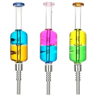 Dual Color 8&quot; Glycerin Dab Straw
