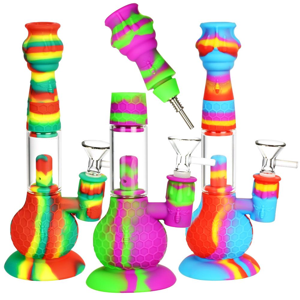 Honey Bee 2-in-1 Silicone WP/dab straw
