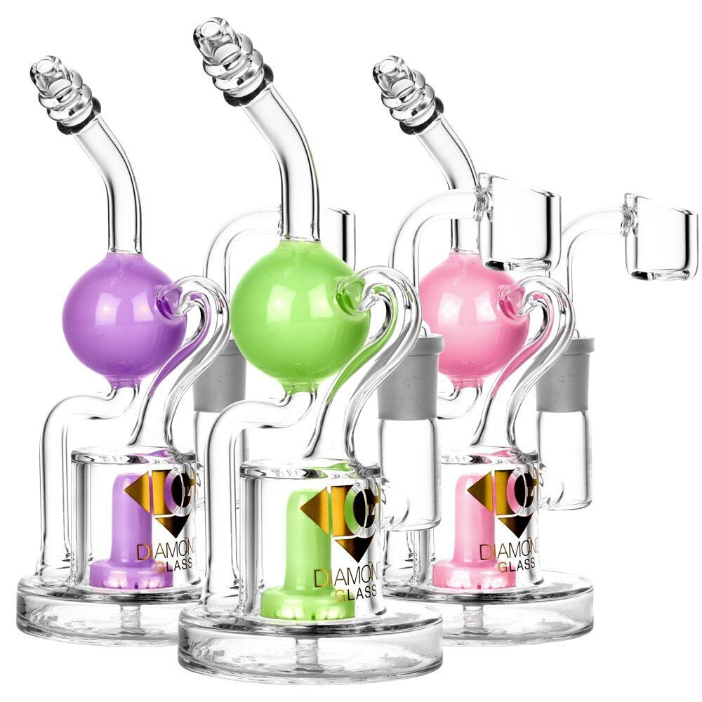 Diamond Glass 7&quot; Bouy Recycler WP