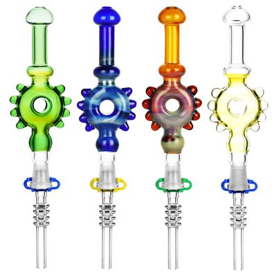 Studded Donut 7.5&quot; Dab Straw