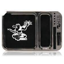 Str8 Elite Rolling Tray - small - black
