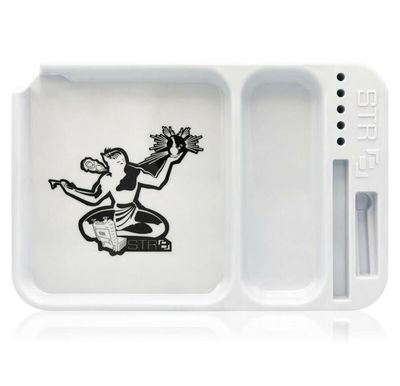 Str8 Elite Rolling Tray - small - white