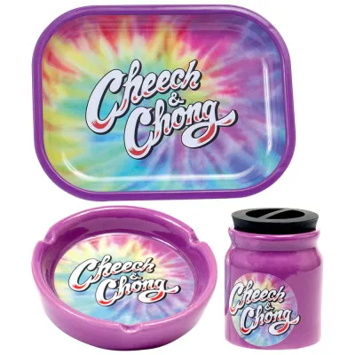 Cheech &amp; Chong Gift Set - purple tie-dye