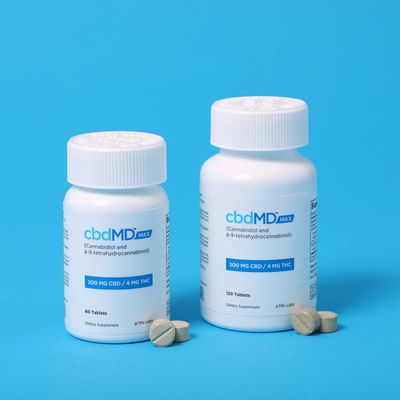 cbdMD MAX for Pain-200mg/4mg tablets