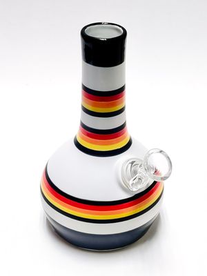 Striped Ceramic Bubble Bottom 7&quot; WP