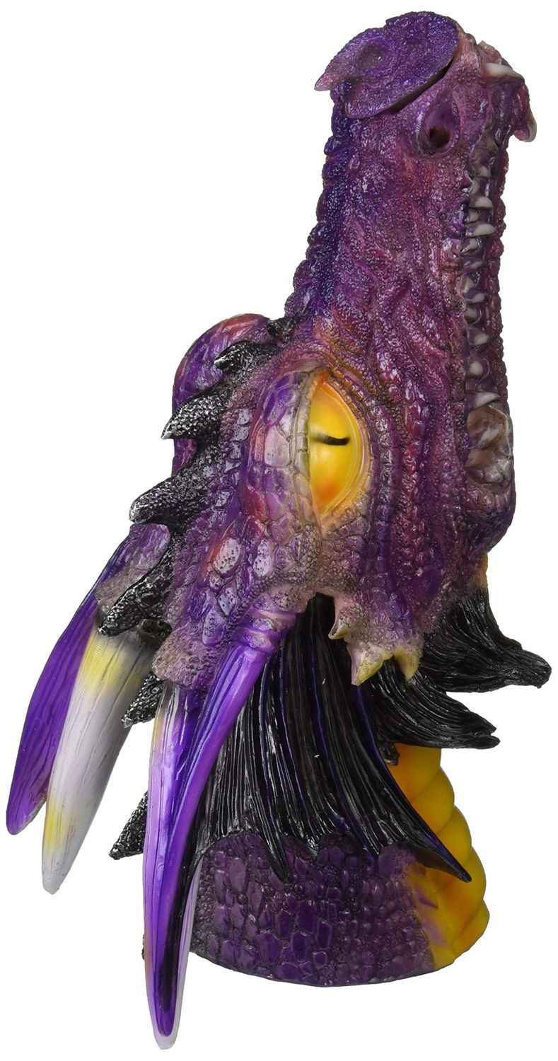 Incense burner - XL Purple Dragon Tower