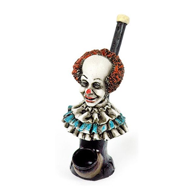 Handcrafted Resin Pipe - Evil Clown
