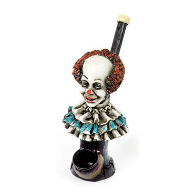 Handcrafted Resin Pipe - Evil Clown