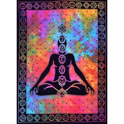Seven Chakra tapestry - 55x85