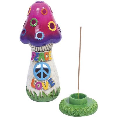 Incense burner - Peace Shroom 11&quot; Tower