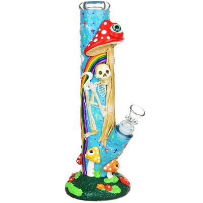Skeleton &amp; Shroom 11.5&quot; Glow WP