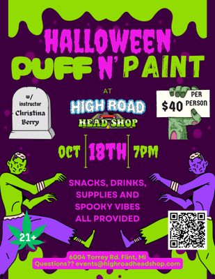 Halloween Puff n&#39; Paint