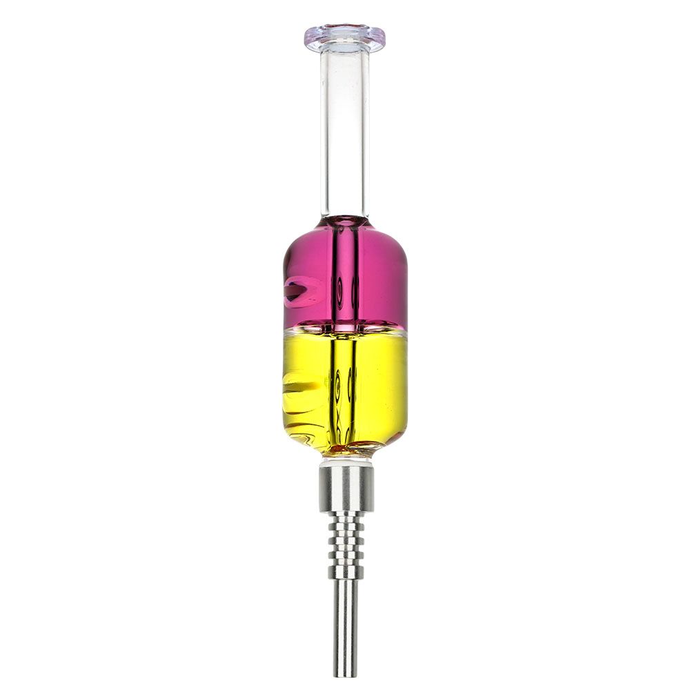 Dual Color 8&quot; Glycerin Dab Straw
