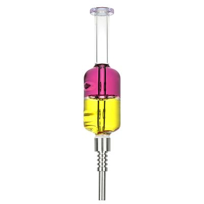 Dual Color 8&quot; Glycerin Dab Straw