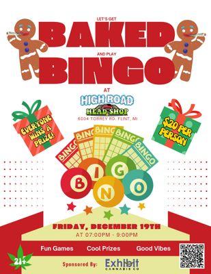 Baked Bingo - Holidaze Edition