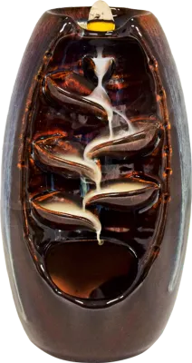 incense burner - ceramic vase back flow