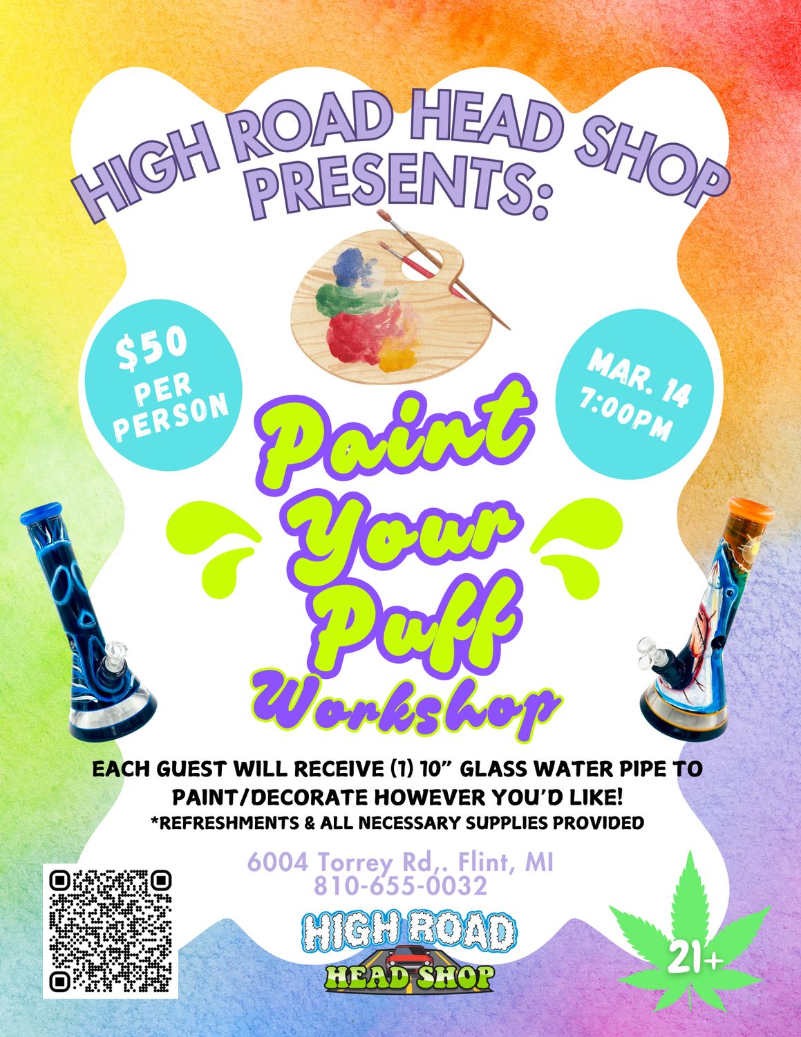 Paint Your Puff Workshop