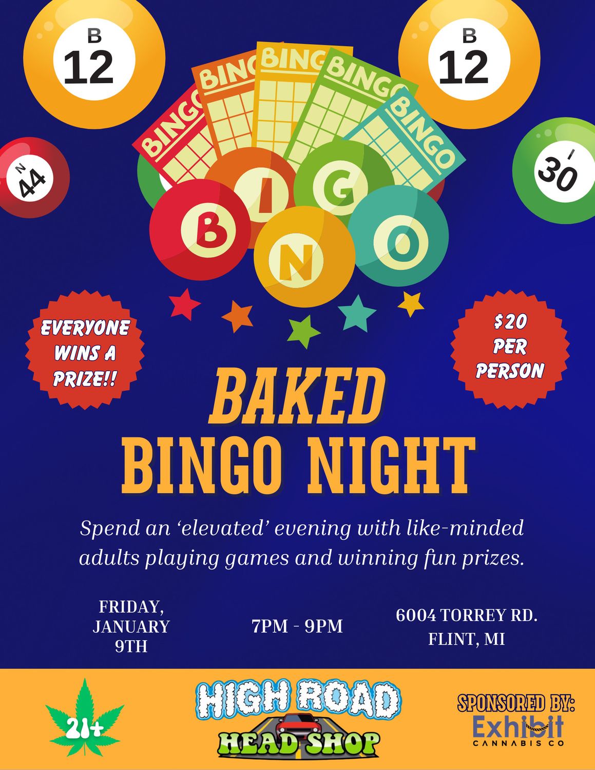 "Baked" Bingo Night