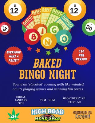 "Baked" Bingo Night