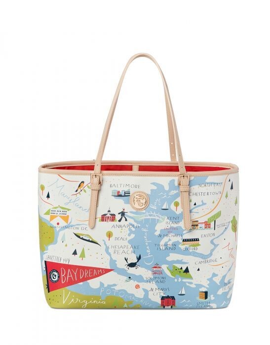 Bay Dreams Map Tote