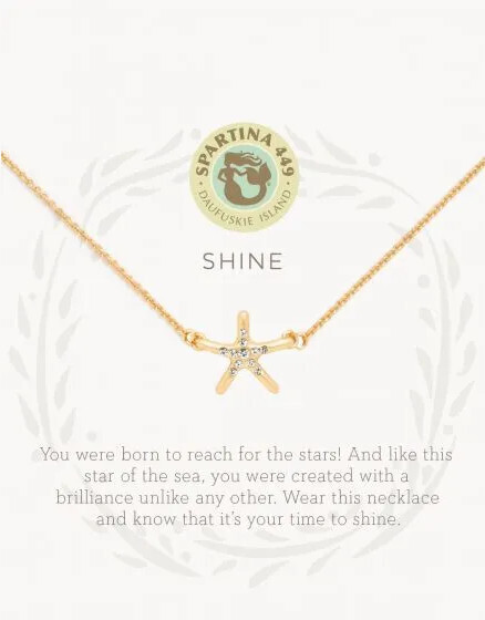 Sea La Vie Necklace Shine/Starfish Gold