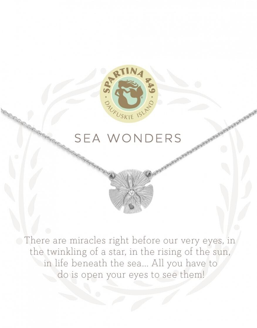 Sea La Vie Necklace Sea Wonders/Sand Dollar Silver