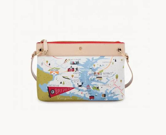 Bay Dreams Map Crossbody