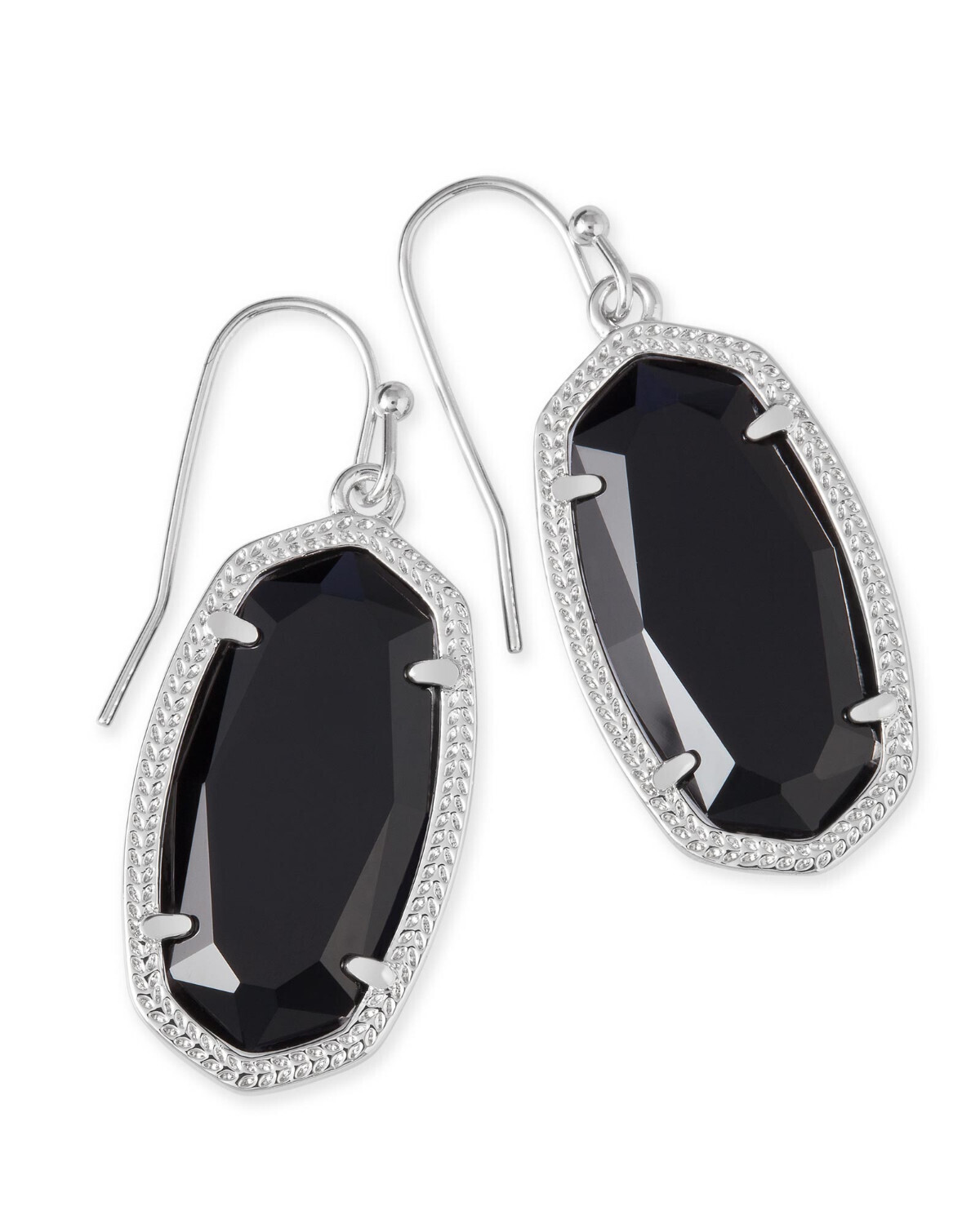 Earrings Dani Silver Black