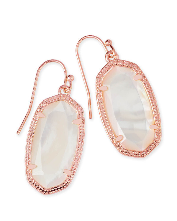 Earring Dani Rose Gold Ivory