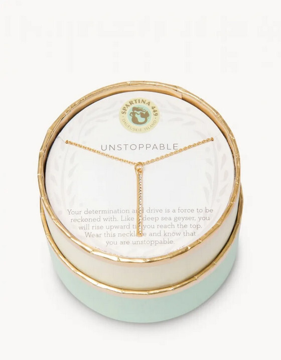 Sea La Vie Necklace Unstoppable/Vertical Bar gold