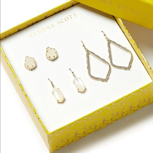 Tessa, Lemmi, &amp; Sophia Earrings Gift Set In Gold