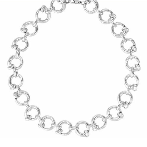 Nail On The Head Silver Necklace