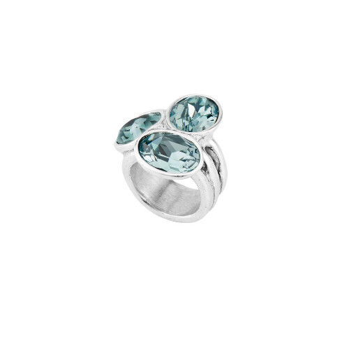 Treasure Three Azure Stone Ring Size XL