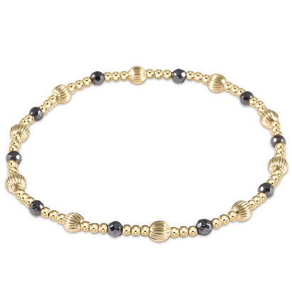 Beaded Bracelet Dignity Sincerity 4mm , Color: Hematite
