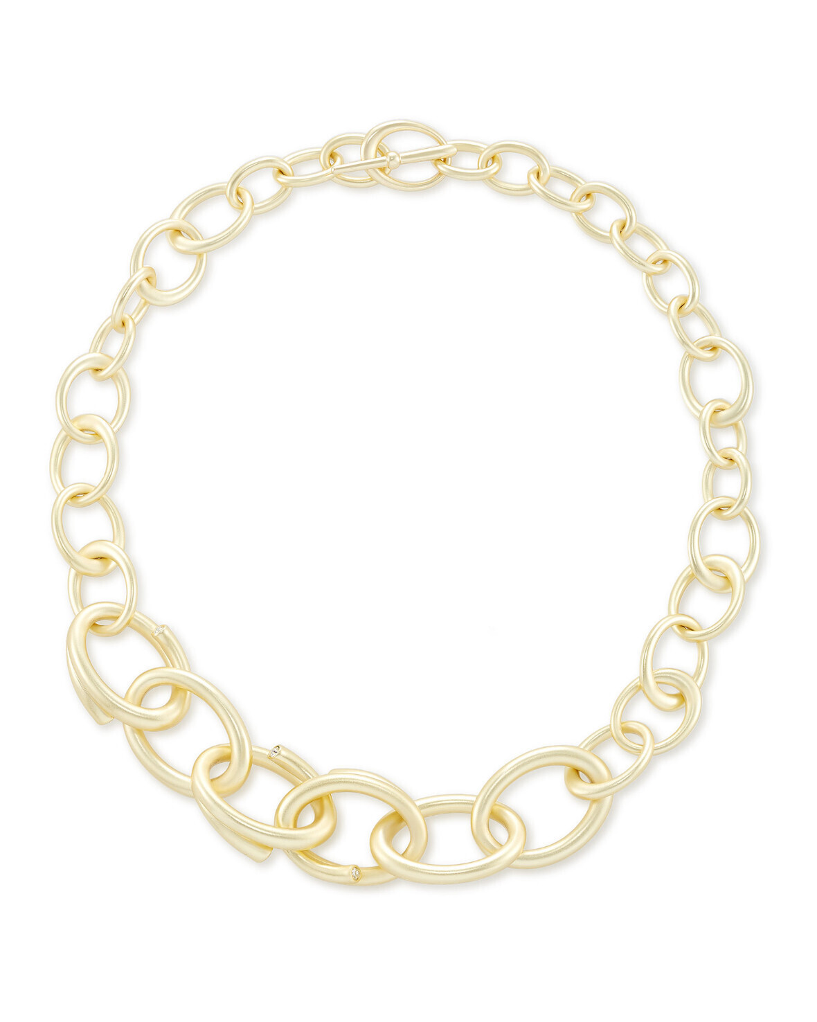 Walker Link Neckalce Gold Crystal