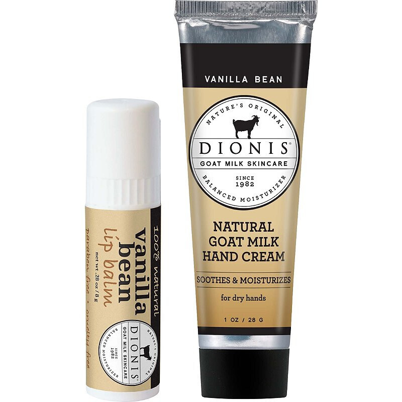 Gift Set Hand Cream and Lip Balm Vanilla Bean