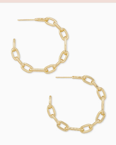 Ryder Hoop Earring Gold Metal